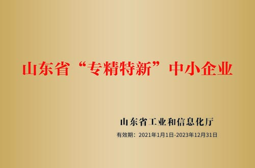 山東省專精特新企業